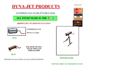 Desktop Screenshot of dynajet.com
