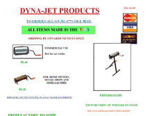 Tablet Screenshot of dynajet.com